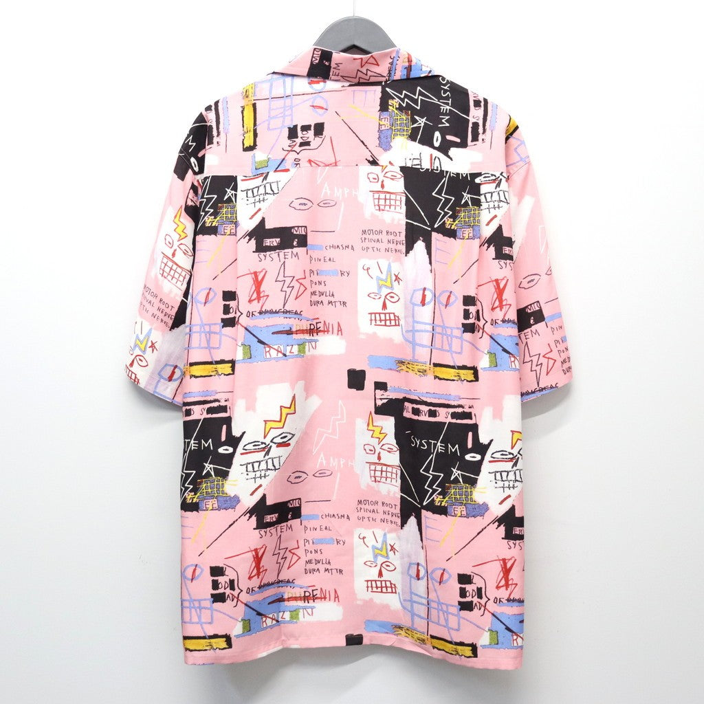 JEAN-MICHEL BASQUIAT | S/S HAWAIIAN SHIRT ( TYPE-3 ) #ONE [BASQUIAT-WM-HI27]