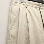 DOUBLE PLEATED CHINO TROUSERS #BEIGE [26SS-WMP-PT12]