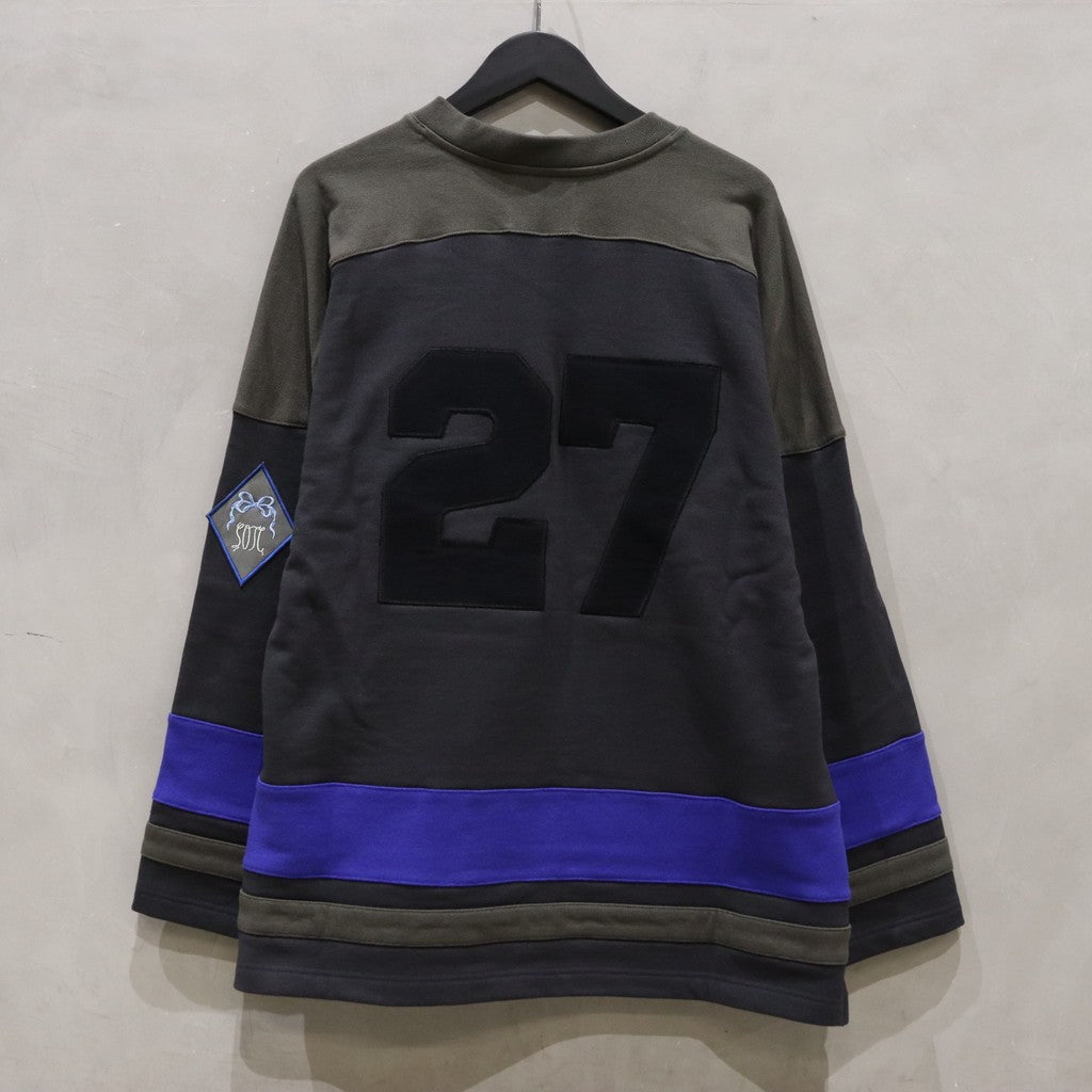 27 HOCKEY SHIRT #BLACK [SC2420-SW02] – cocorozashi