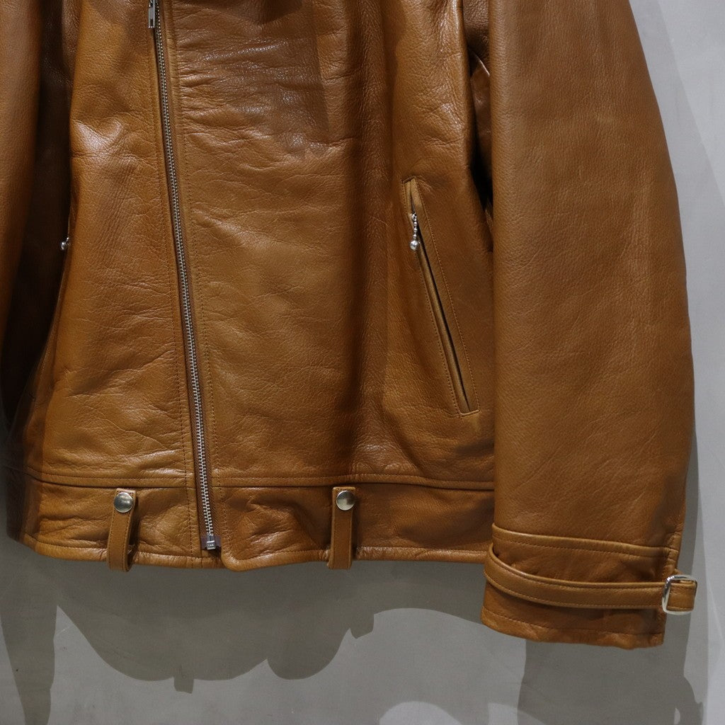 DOUBLE RIDERS LEATHER JACKET (TYPE-1) #BROWN [24FW-WMO-BL03]