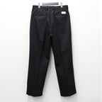 DOUBLE PLEATED WOOL TROUSERS ( TYPE-1 ) #BLACK [26FW-WMP-PT03]
