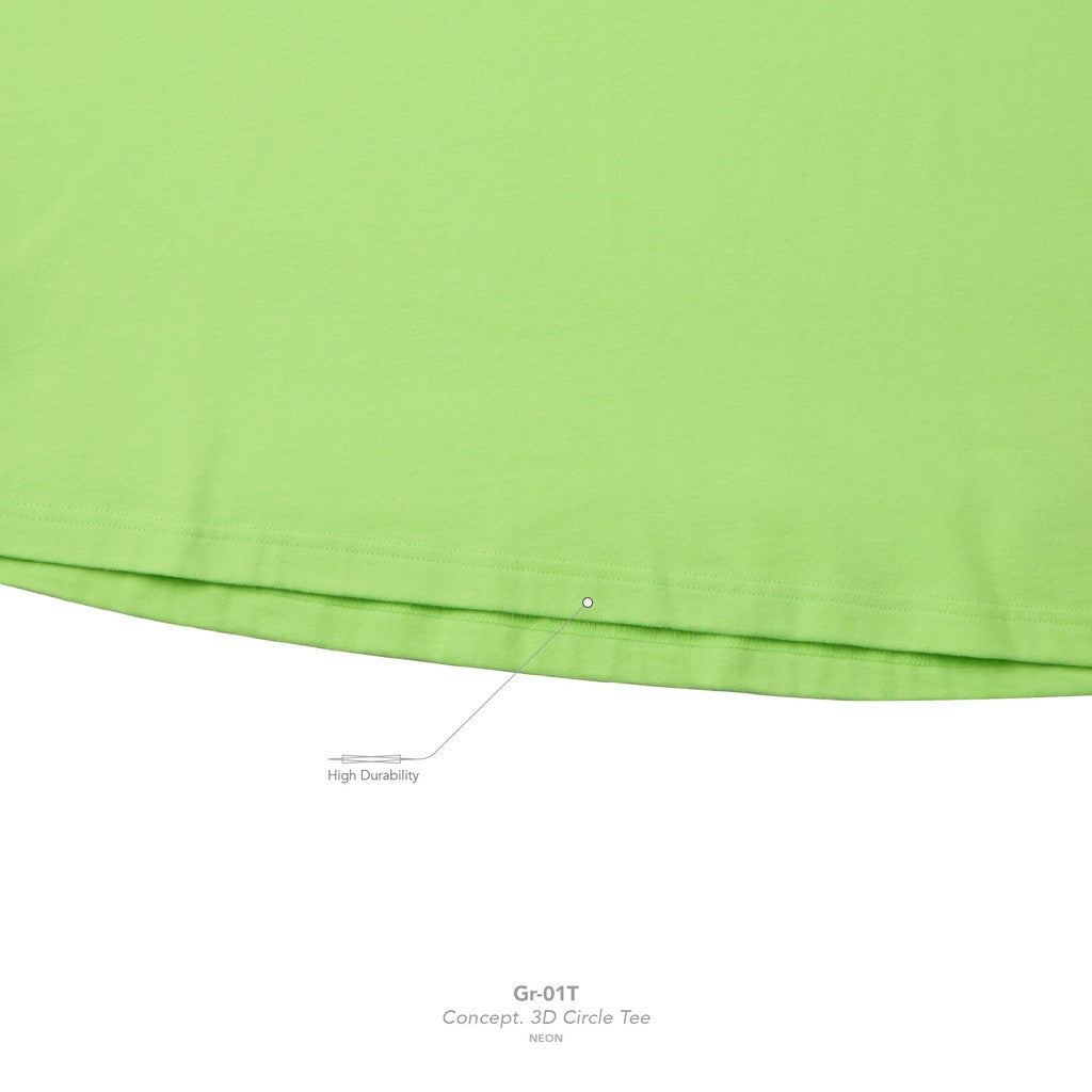 「Gr-01T」 Concept. 3D Circle Tee #NEON [GOOPI-25SS-JUN-04]