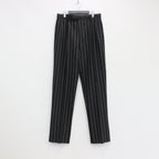 DOUBLE PLEATED TROUSERS #BLACK [23SS-WMP-TR24]