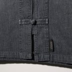 Light Denim Kungfu Shirt #Black [SD26S-SH04]