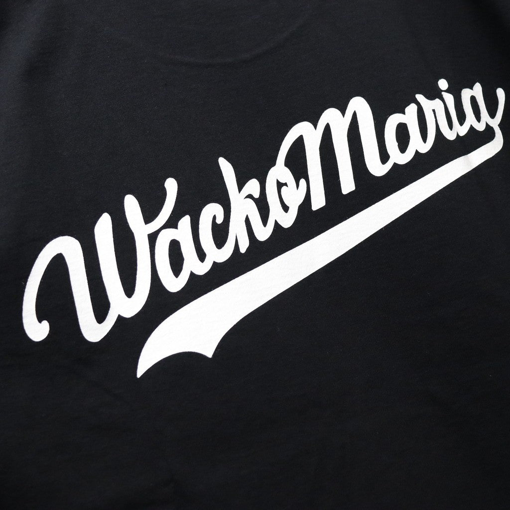 WASHED HEAVY WEIGHT CREW NECK T-SHIRT ( TYPE-6 ) #BLACK [26SS-WMT-WT07]