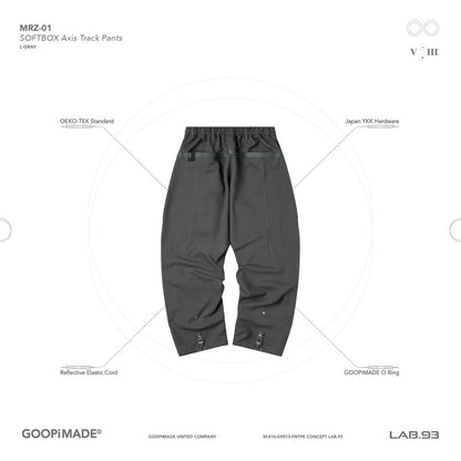 「MRZ-01」 SOFTBOX Axis Track Pants #L-GRAY [GOOPI-24AW-NOV-04]