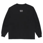 HEALTHKNIT | HENRY NECK LONG SLEEVE T-SHIRT #BLACK [26FW-WMT-HK01]