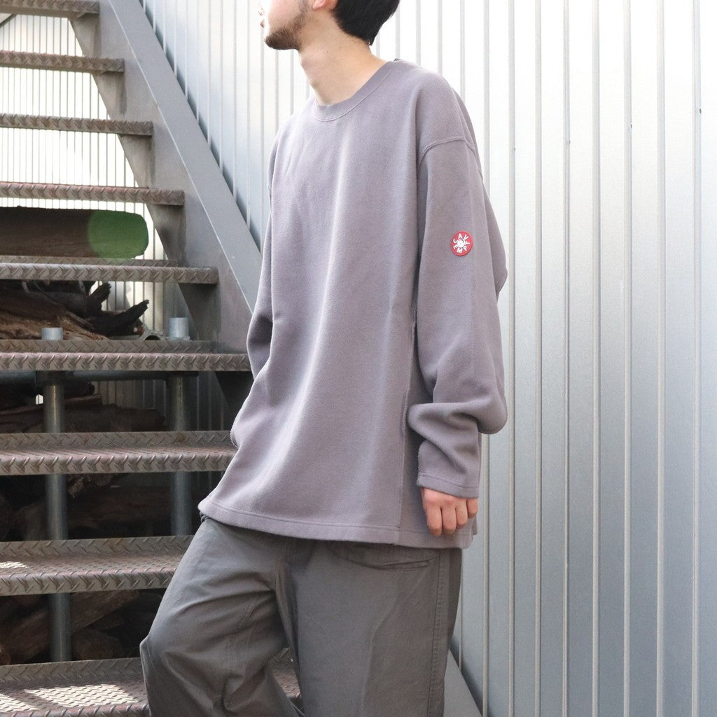 SIDE SEAM DBL KNIT LONG SLEEVE #KHAKI [CES29CS22]