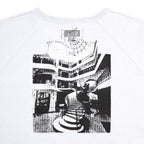 HALF PANEL RIB CREW NECK #GREY [CES28CS06]