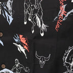 HAWAIIAN SHIRT S/S ( TYPE-4 ) #BLACK [25SS-WMS-HI04]