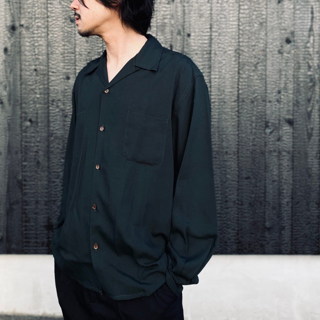 50'S SHIRT L/S ( TYPE-1 ) #GREEN [26FW-WMS-OC03]