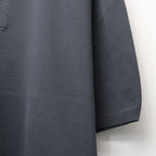 TECH KNIT POLO S/S #INK BLACK [BE-43026]