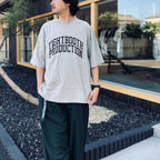 COLLEGE S/S T-SHIRT #Grey [SU25-T06]
