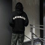 MIDDLE WEIGHT PULLOVER HOODED SWEAT SHIRT ( TYPE-2 ) #BLACK [24FW-WMC-SS06]