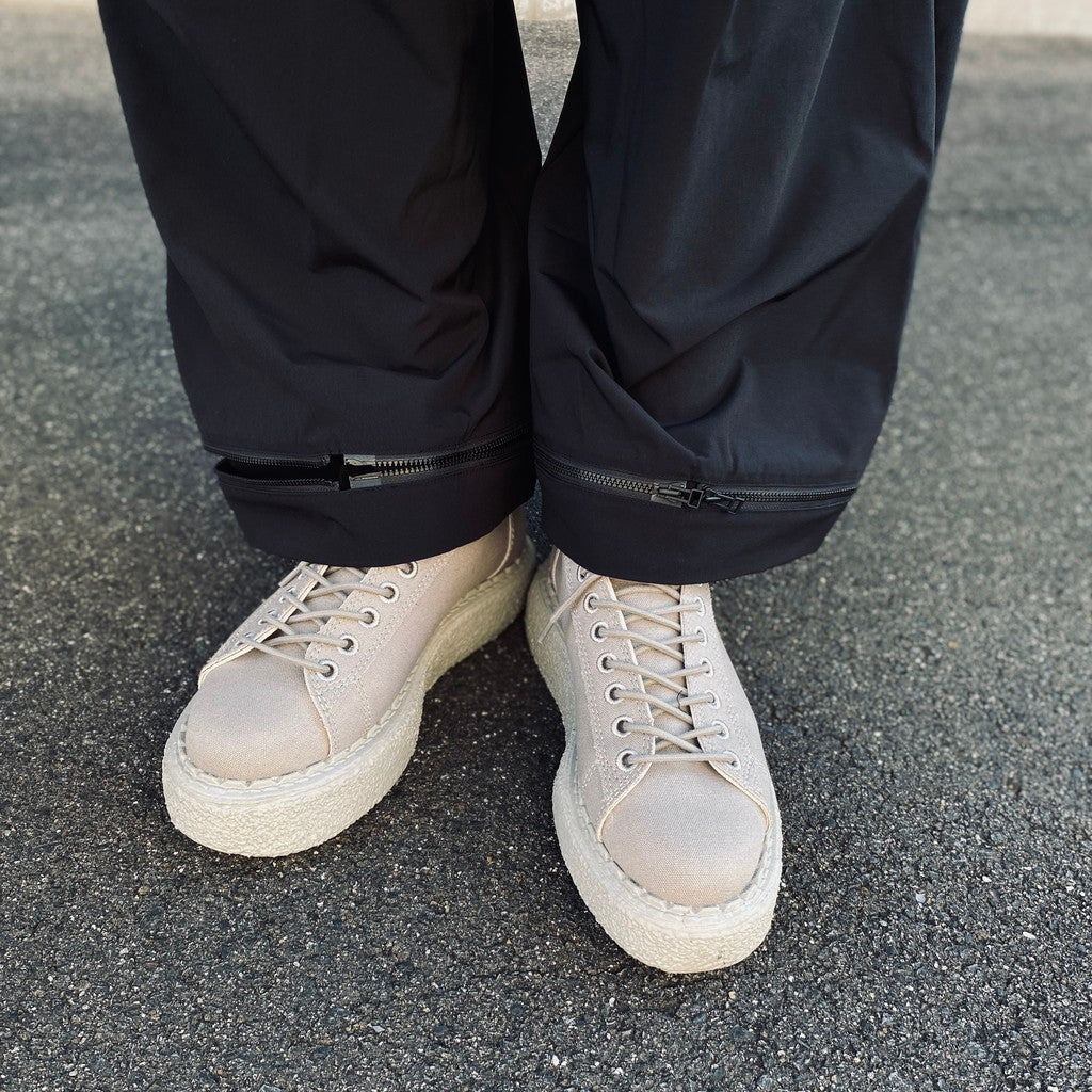 WX-P1 Zip-Extentsion Wide Trousers #Black [GOOPI-26SS-MAY-01]