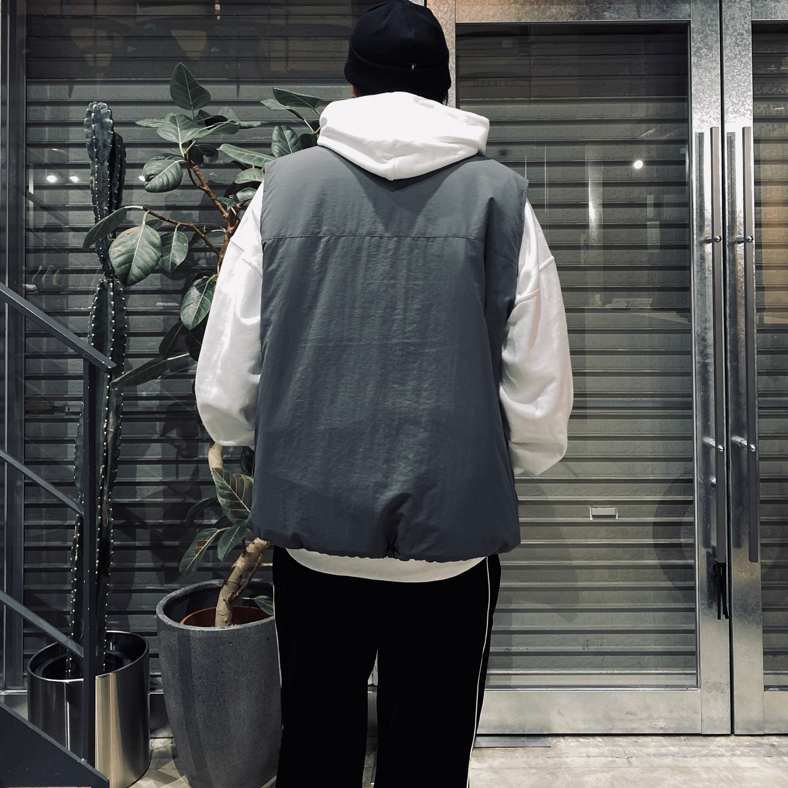 PADDING VEST #GRAY [23FW-WMO-OD05]