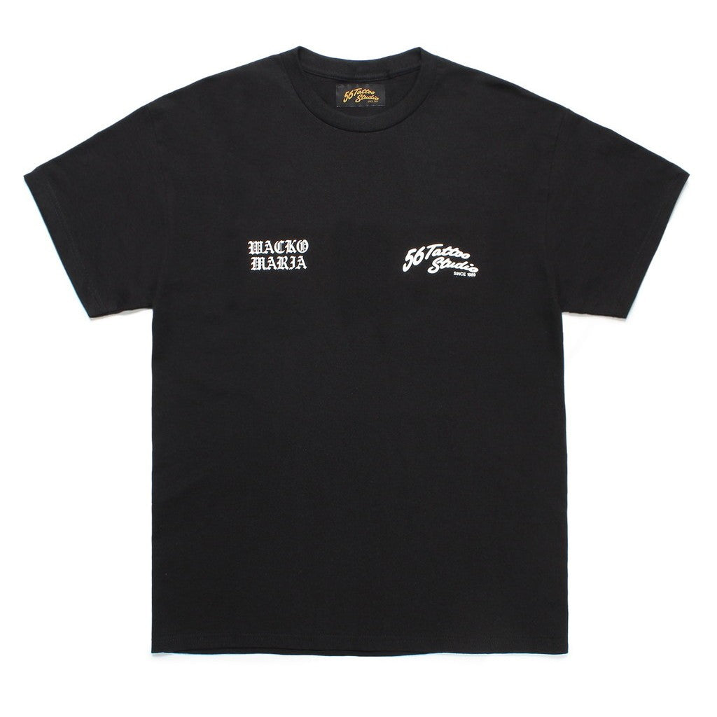 56 TATTOO STUDIO | CREW NECK T-SHIRT #BLACK [56TS-WM-TEE02]