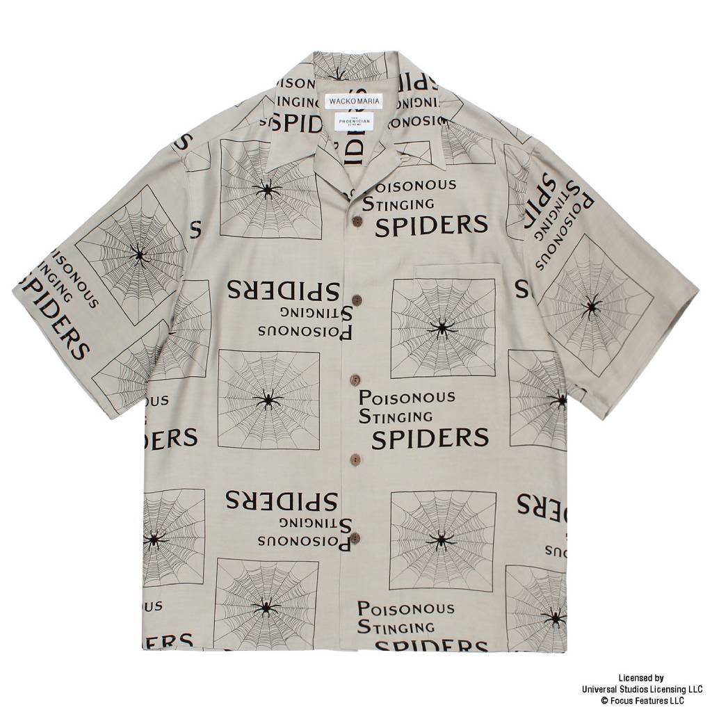THE PHOENICIAN SCHEME | S/S HAWAIIAN SHIRT ( TYPE-3 ) #GRAY [TPS-WM-HI03]