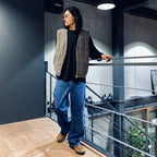 寬版牛仔五袋褲 #藍色 [SC2320-PN05]