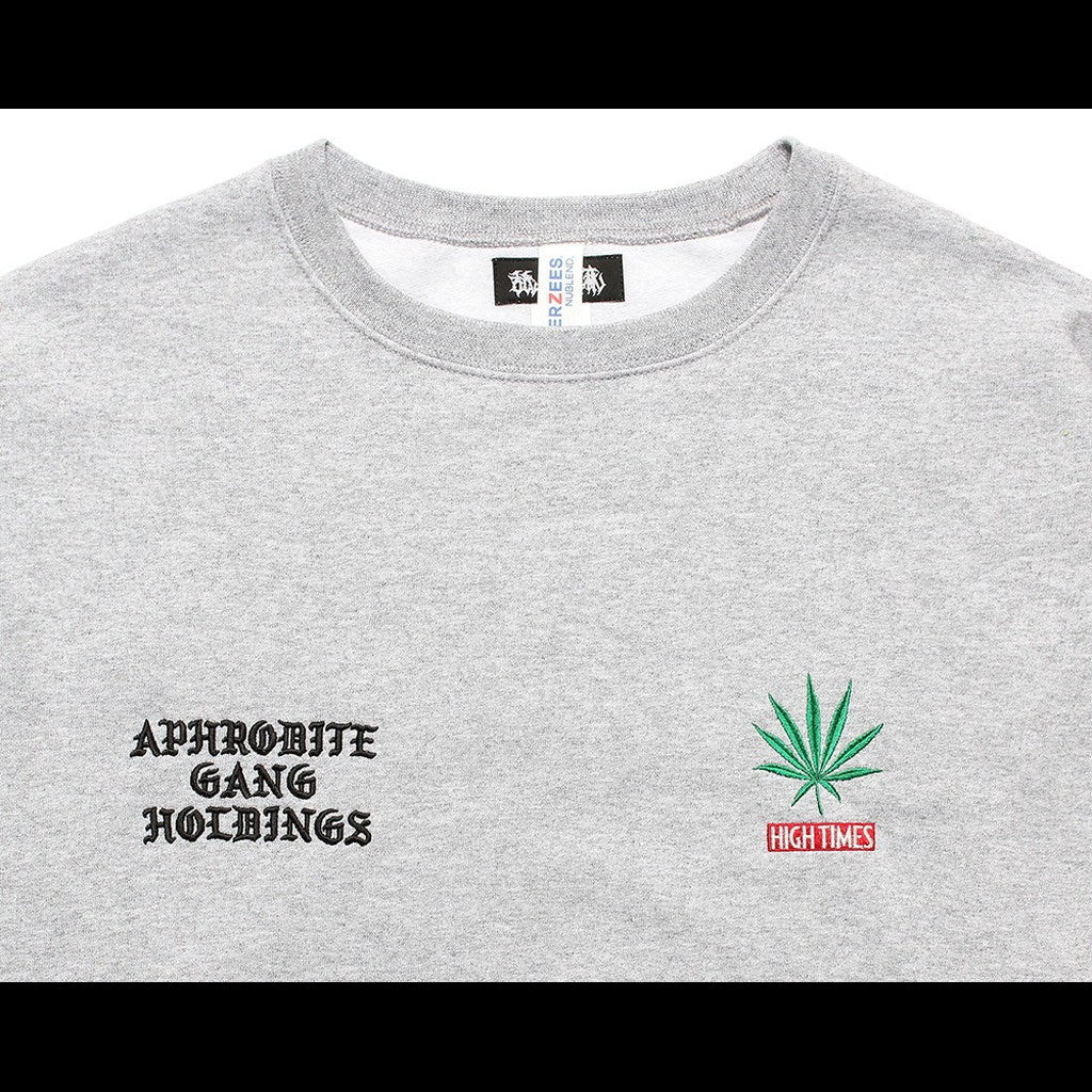 Namadama | HIGHTTIMES | 圓領運動衫#灰色 [NMD-HIGHTIMES-WM-SS01]