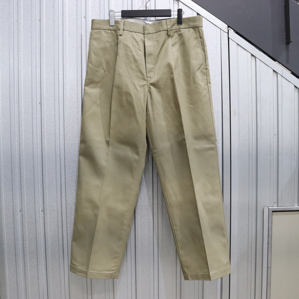DICKIES | 百褶長褲#米色 [24SS-WMP-DC01]