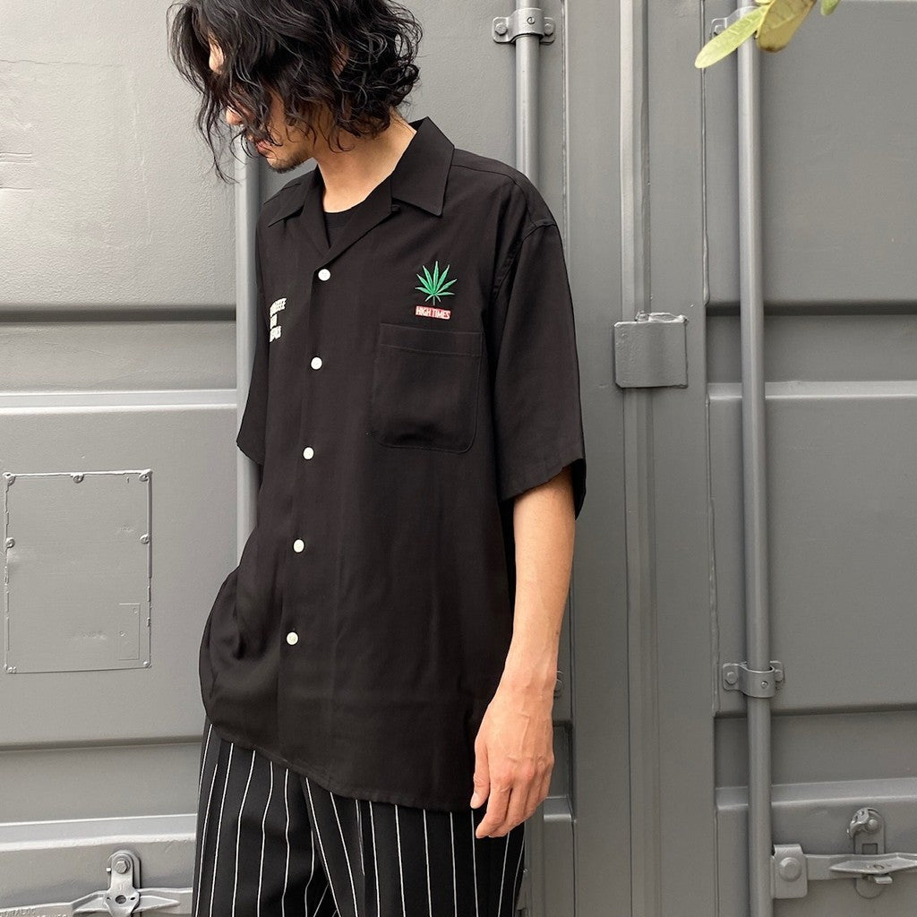 舐達麻 | HIGHTIMES | 50'S SHIRT S/S #BLACK [NMD-HIGHTIMES-WM-OC01]