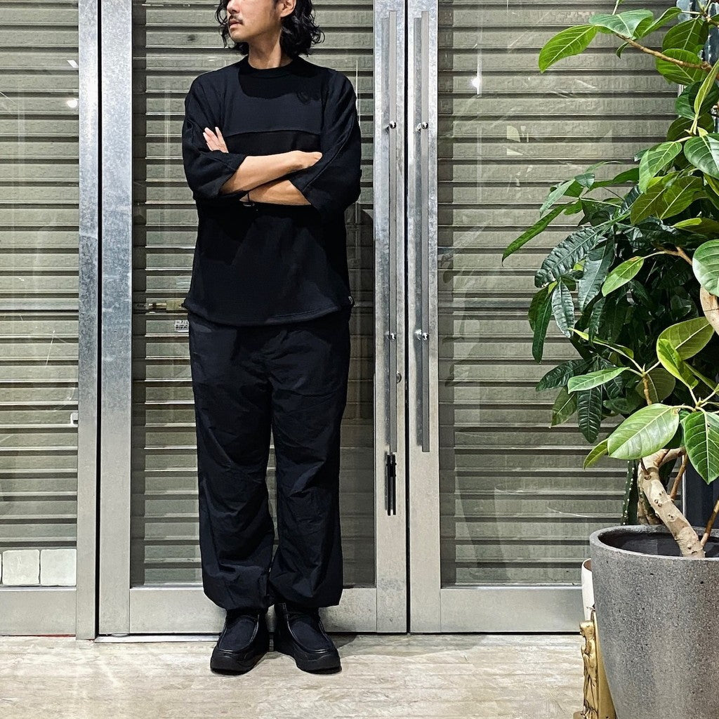 NYLON RIP STOP LINED PANTS #BLACK [MOA-LAN-18]