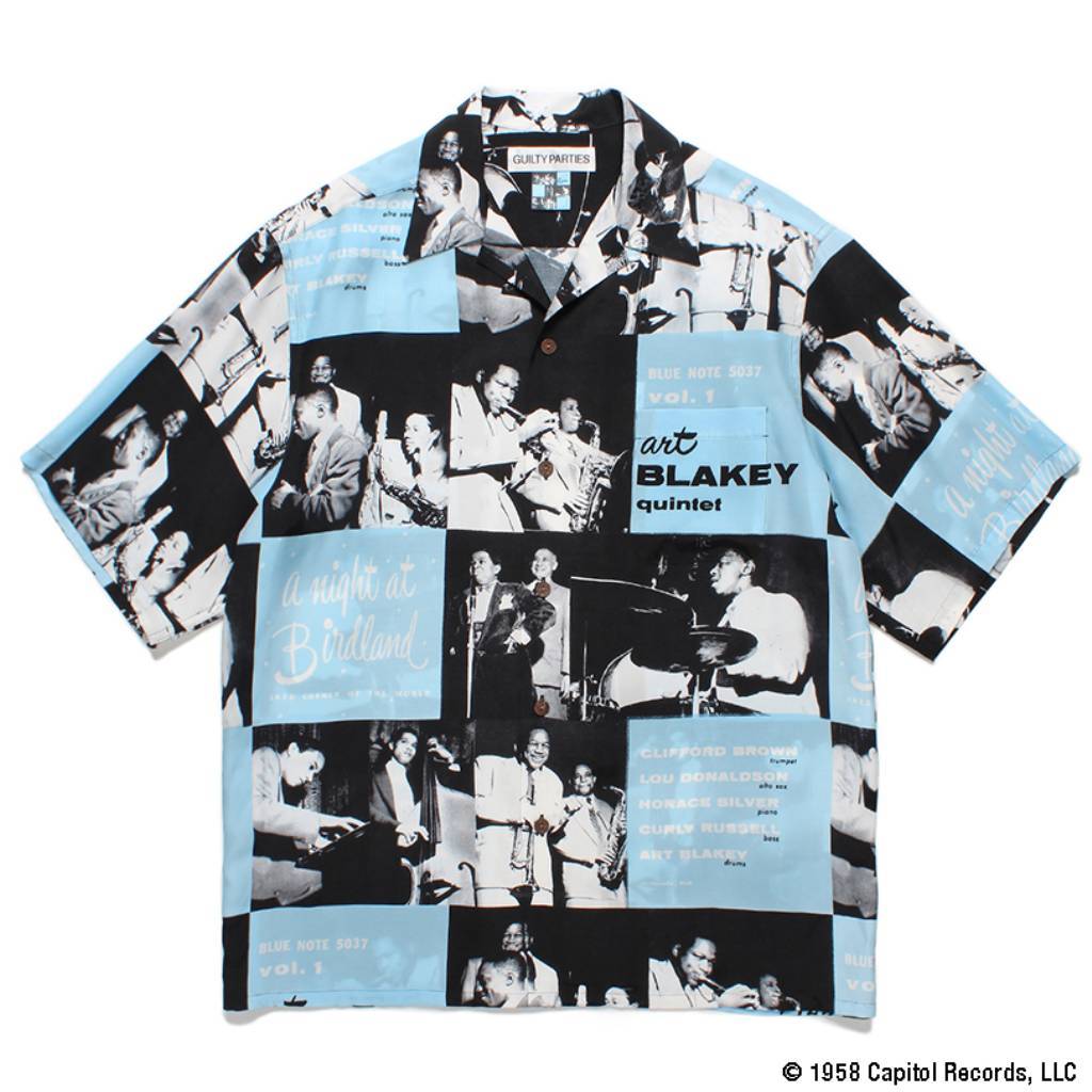 BLUE NOTE | HAWAIIAN SHIRT S/S -TYPE 3- #ONE [BLUENOTE-WM-HI03]