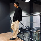 WOOL BAGGY SLACKS #IVORY [FW23-B09]