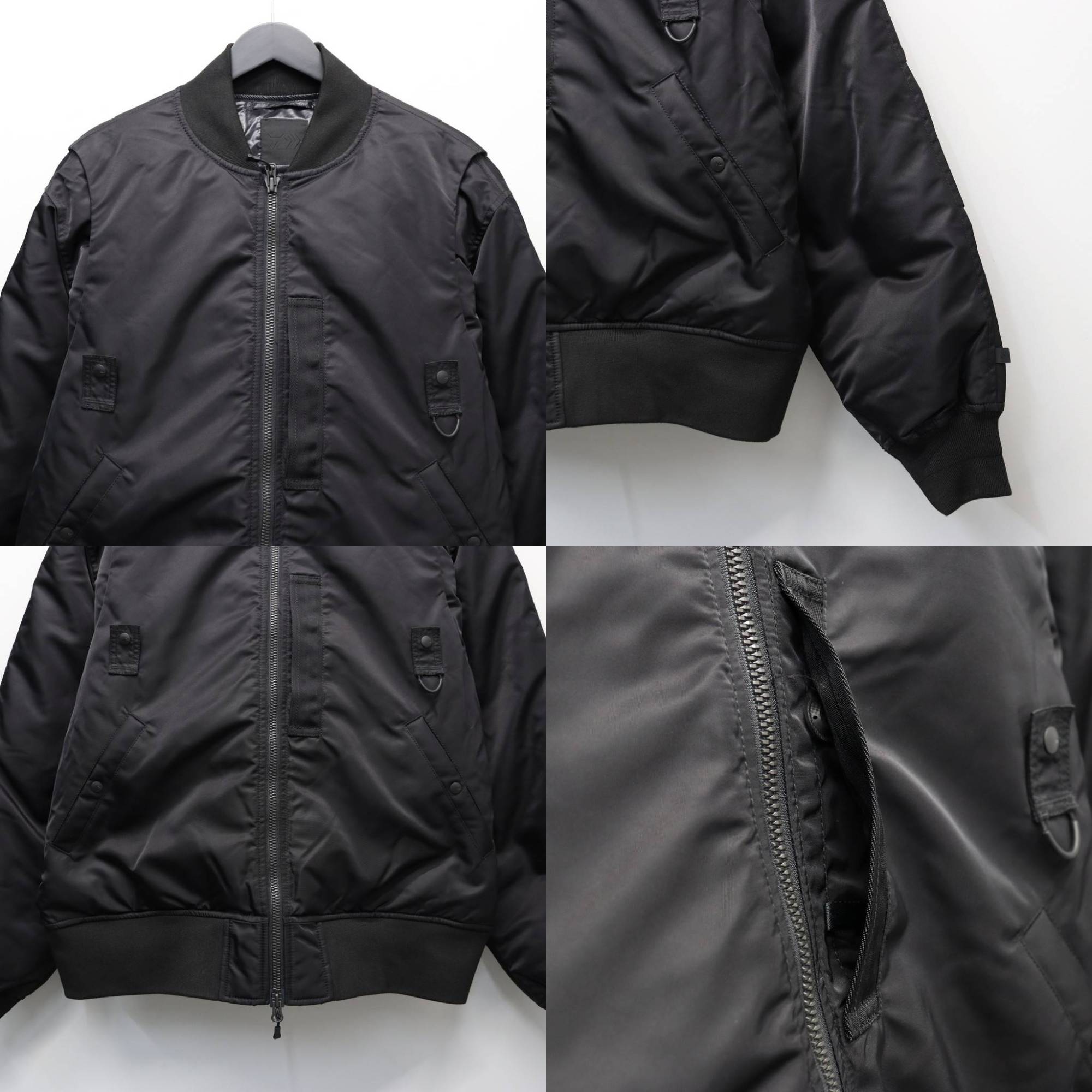 TECH 2WAY MA-1 DOWN JACKET #BLACK [BW-40025W] - cocorozashi 三重県