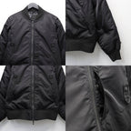 TECH 2WAY MA-1 DOWN JACKET #BLACK [BW-40025W]