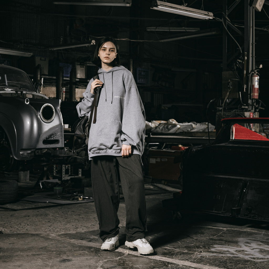 "G7-H1" 陰影漆連帽衫 #GRAY [GOOPI-23AW-OCT-03]