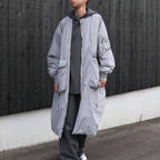 GARMENT DYE DOWN MA-1 LONG COAT 2.0 #GRAY [FST09262U0002]