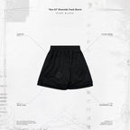 "Rve-S3" Riverside Track Shorts #純黑色 [GOOPI-24SS-AUG-04]