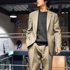 CLASSIC CREW NECK SWEATER -TYPE 1- #CHARCOAL [23FW-WMK-KN01]