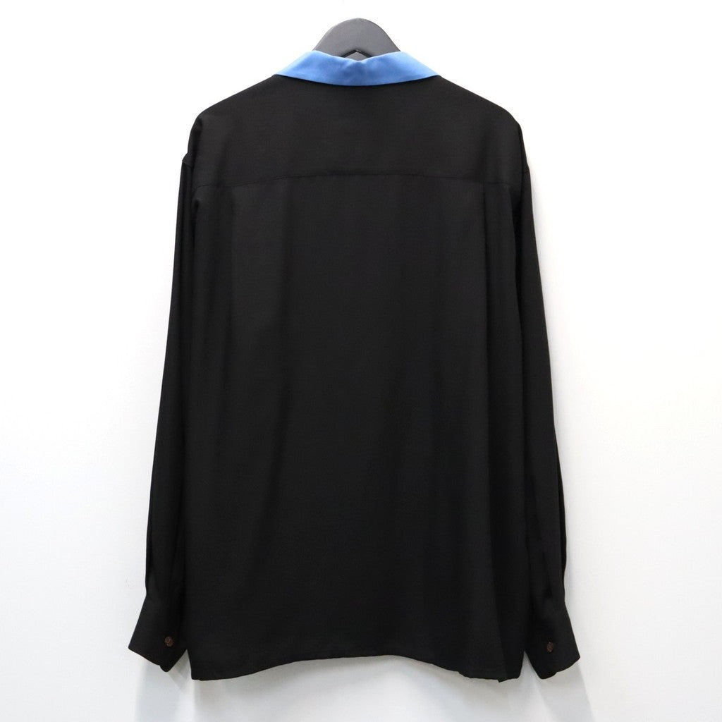 SWITCHING SHIRT L/S #BLUE [26FWE-WMS-OC05]