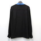 SWITCHING SHIRT L/S #BLUE [26FWE-WMS-OC05]