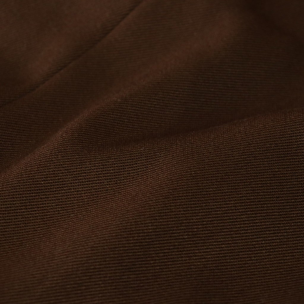 褶襉長褲 #棕色 [24FWE-WMP-TR01]