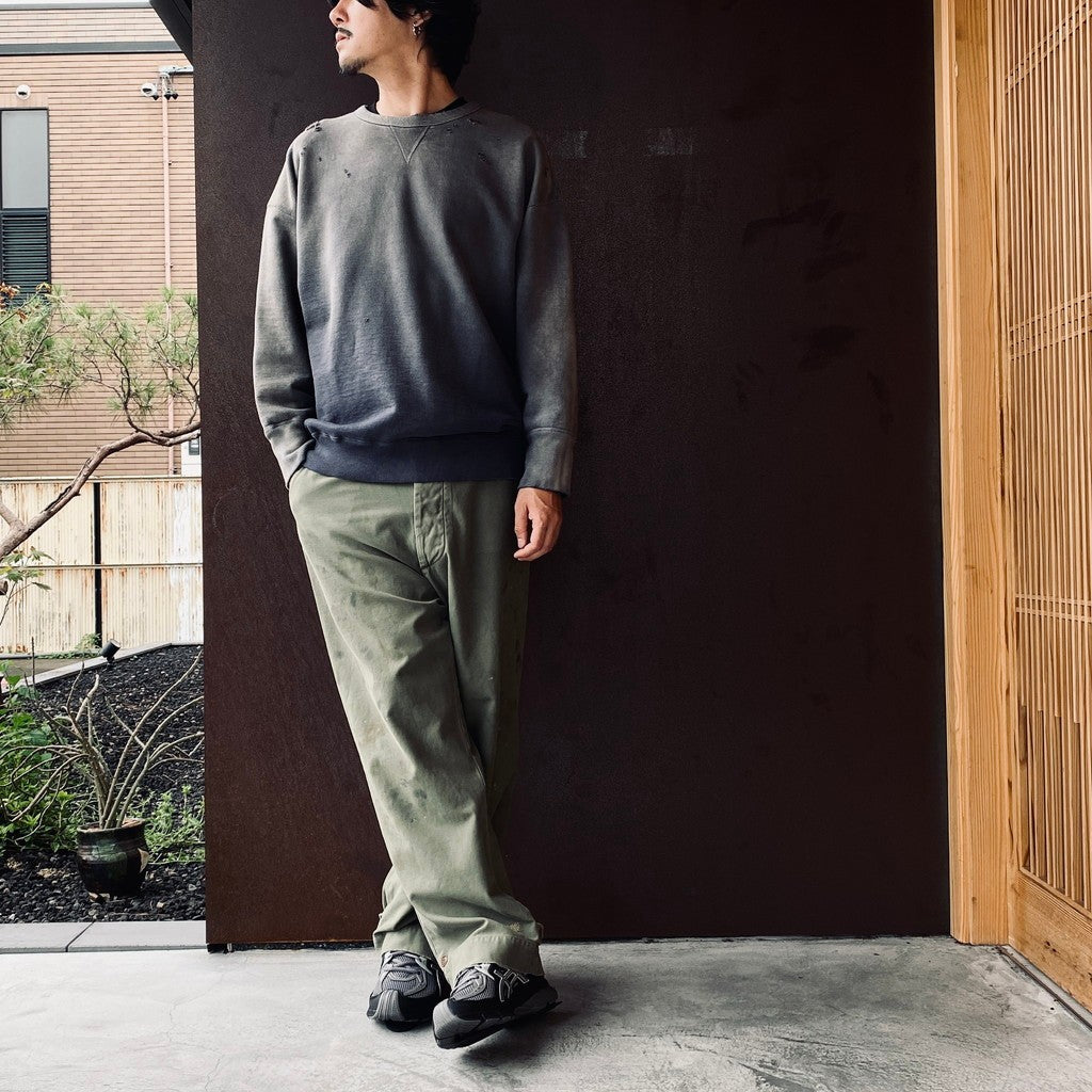 FIELD-WORN DOUBLE V SWEATSHIRT #EGGPLANT [BWU-FODVS]