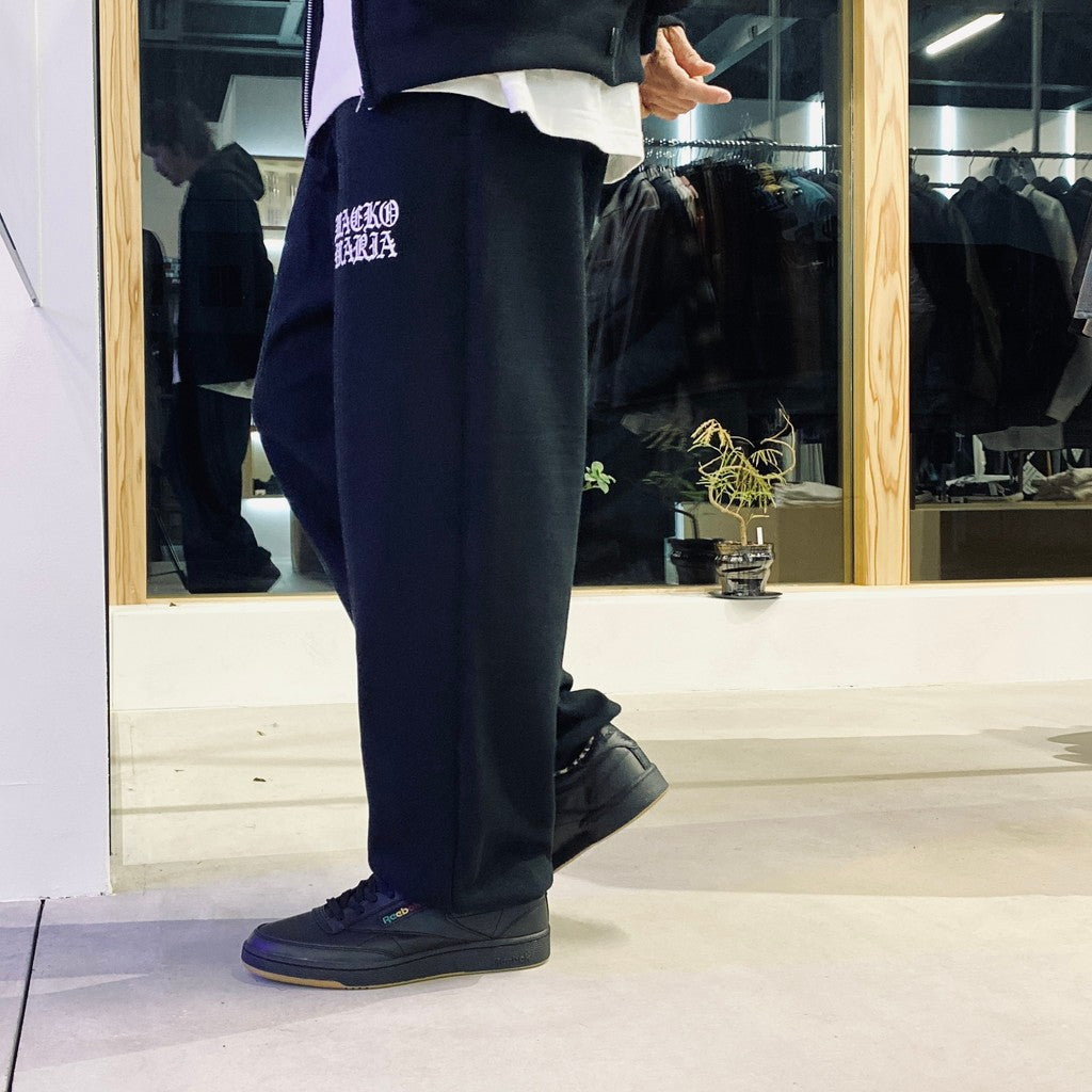 HEAVY WEIGHT SWEAT PANTS #BLACK [25FW-WMC-SP01]