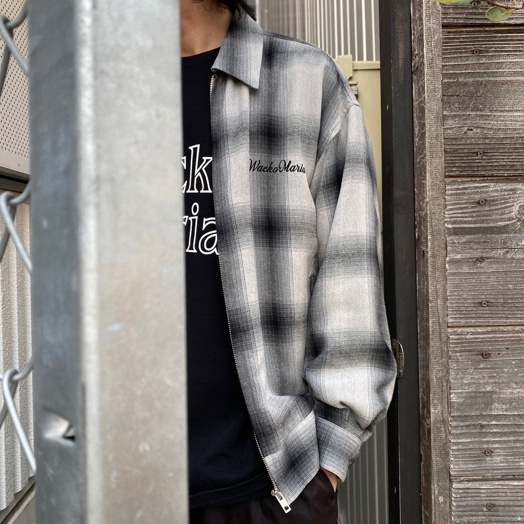 OMBRE CHECK 50'S JACKET -B- -TYPE 2- #GRAY [24SS-WMO-BL16]