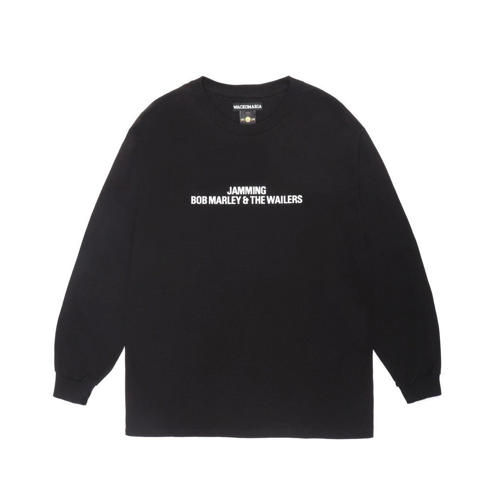 BOB MARLEY | CREW NECK LONG SLEEVE T-SHIRT ( TYPE-2 ) #BLACK [BOBMARLEY-WM-LT04]