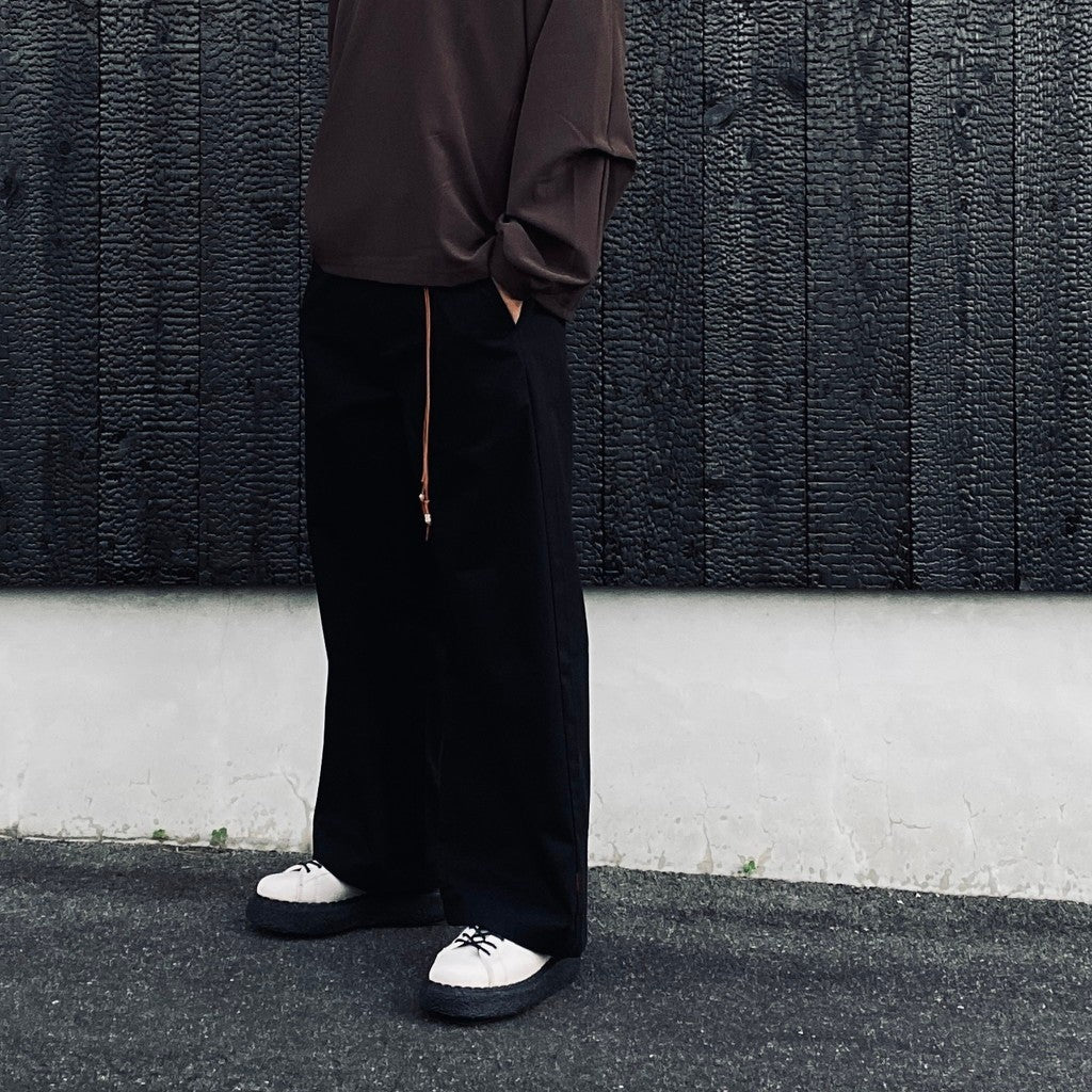 P1-S Black Pants-Standard #Black [GOOPI-26SS-JUL-02]