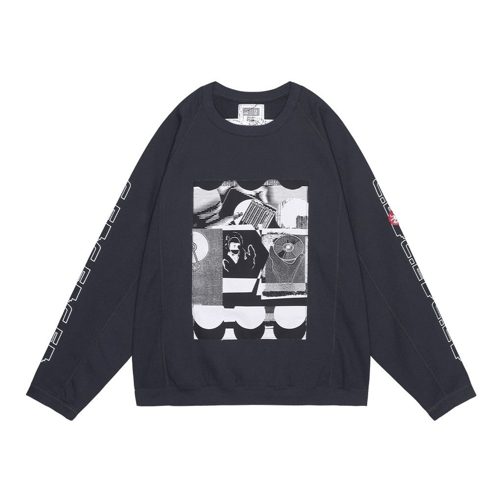 MD P2P RAGLAN LONG SLEEVE #CHARCOAL [CES28CS23]