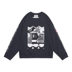 MD P2P RAGLAN LONG SLEEVE #CHARCOAL [CES28CS23]