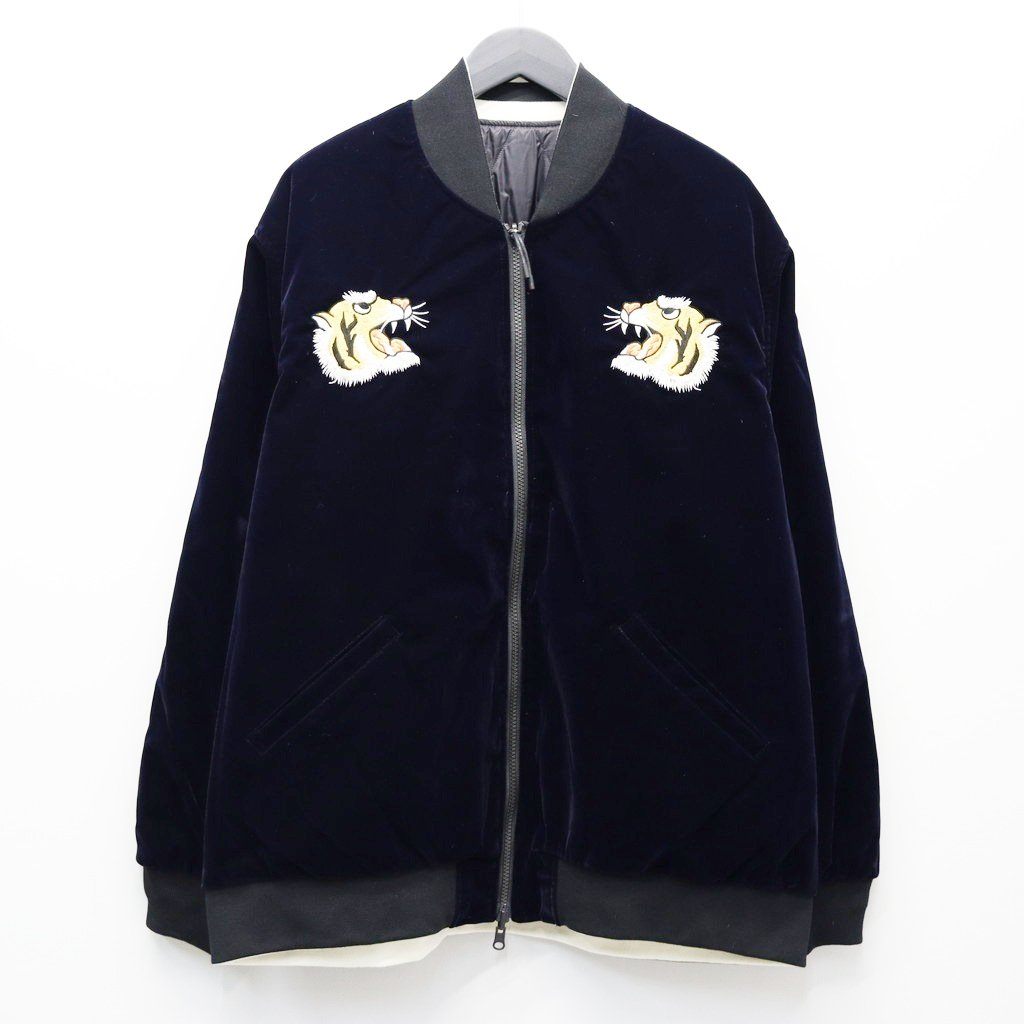 REVERSIBLE 「SKAJAN」 DOWN JACKET #D.NAVY×BK [TAION-JK04JS