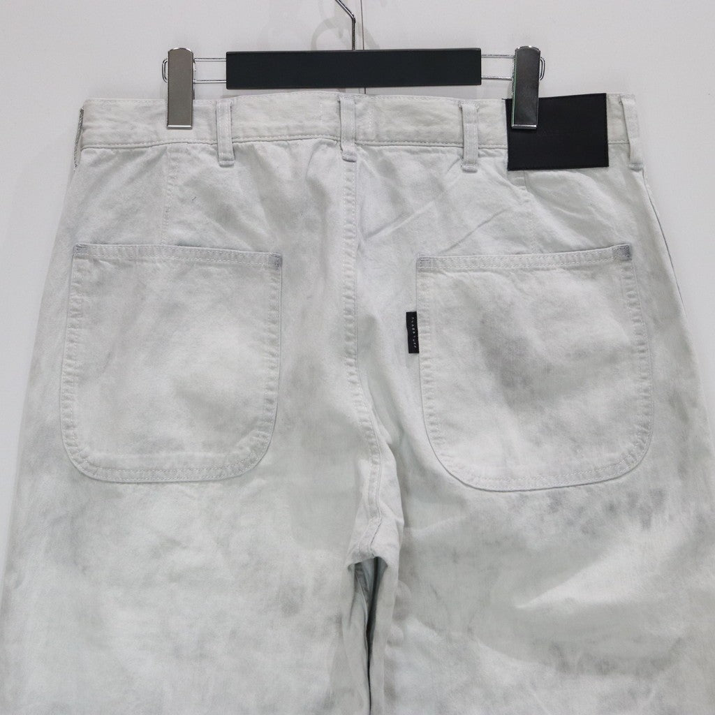 漂白寬鬆油漆工褲 #灰色 [25SS-FS-09 / FS1703]