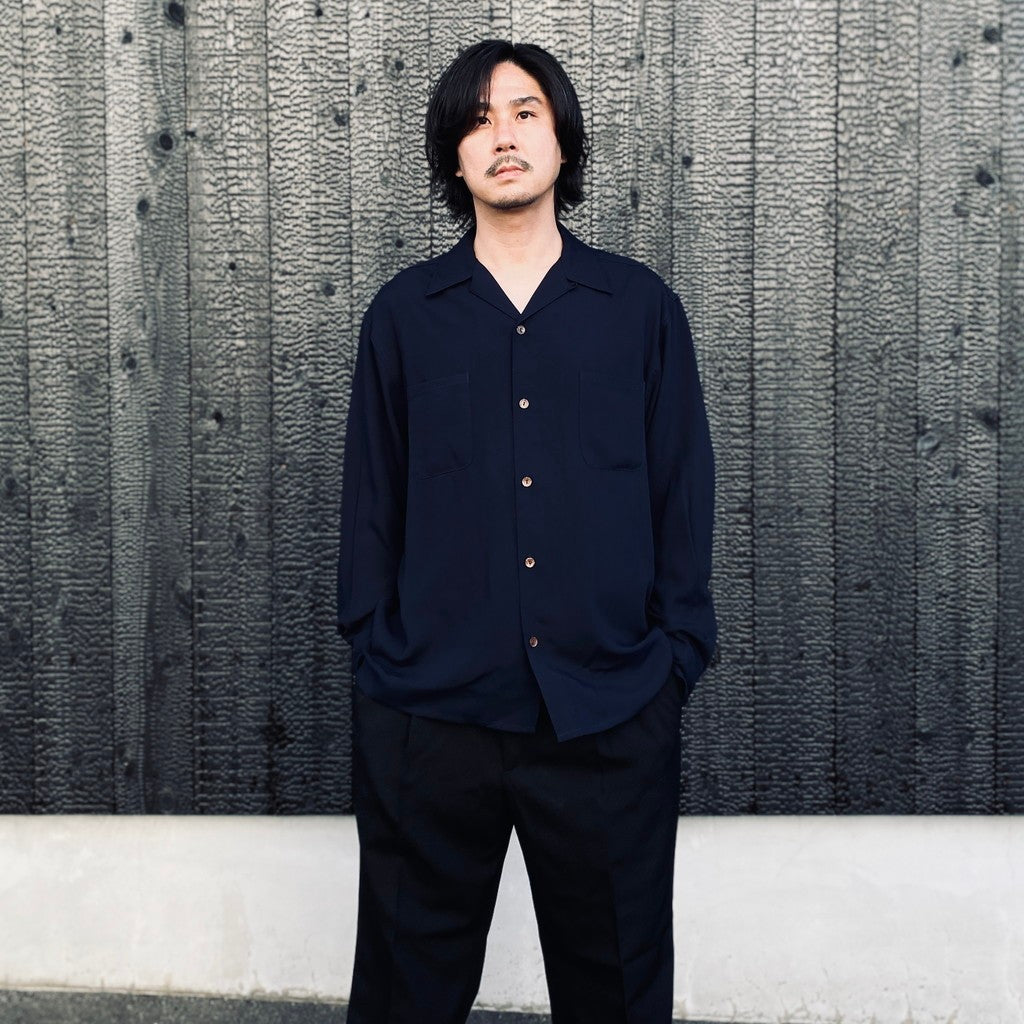 50'S SHIRT L/S ( TYPE-1 ) #NAVY [26FW-WMS-OC03]