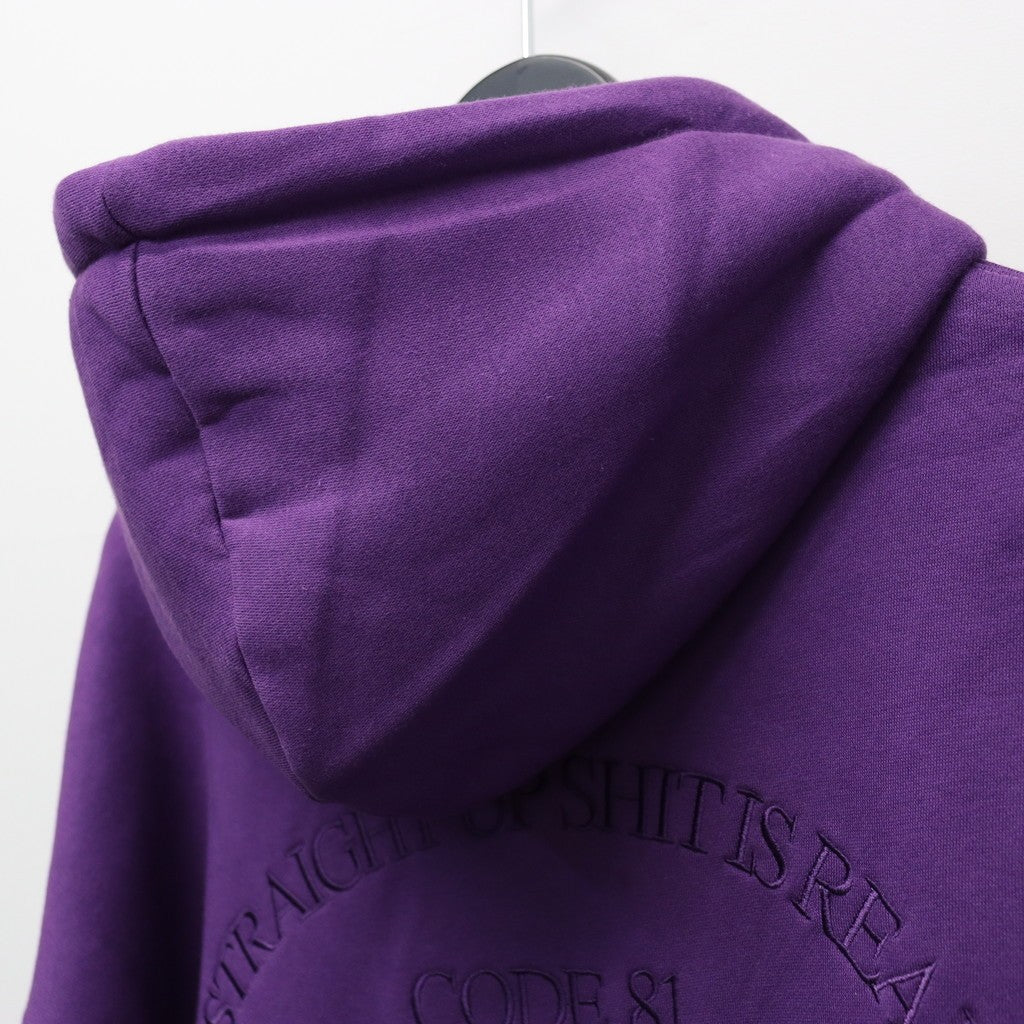 直筒連帽衫 #紫色 [FW25-SW01]