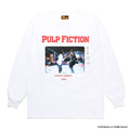 PULP FICTION | CREW NECK LONG SLEEVE T-SHIRT ( TYPE-1 ) #WHITE [PF-WM-LT01]
